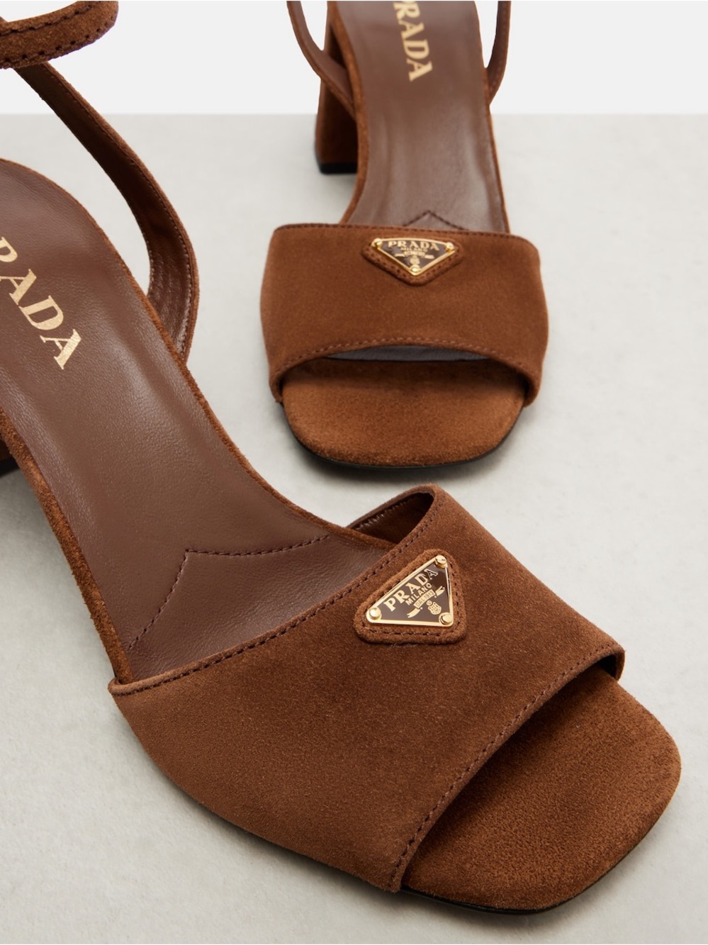 New Prada Suede sandals $1,170 39